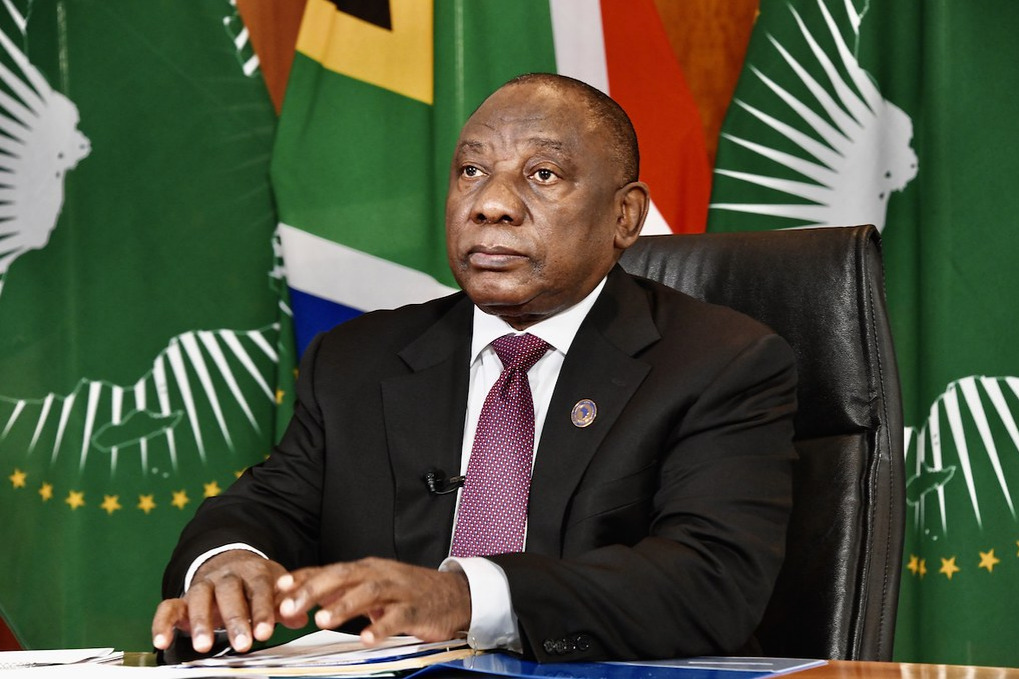 South African President Cyril Ramaphosa