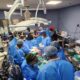 surgery in the operating theatres