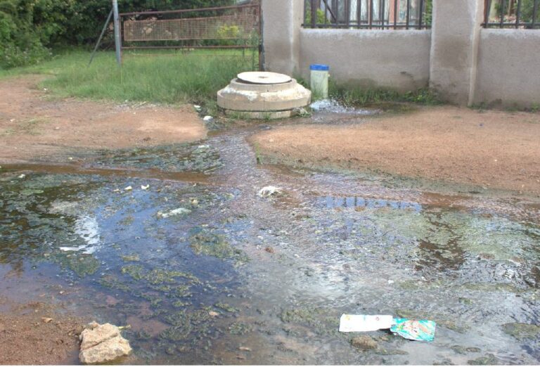 Stinkwater residents live along streets overflowing with sewage 1 Stinkwater